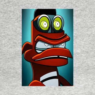 Cartoon character with four eyes T-Shirt